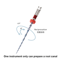 Dental tłokowe niebieskie pliki ciepła R25 25mm odwzajemnienie NITI plik Dental tylko jeden plik stomatologia endodontyczna Endo Instrument 4